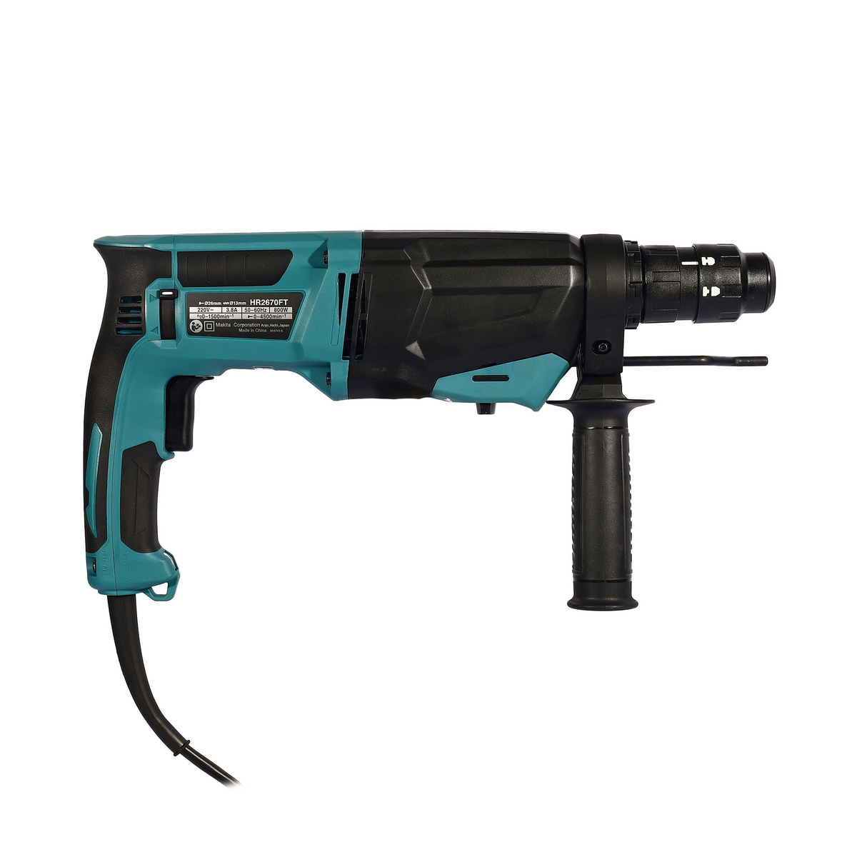 MAKITA 3-Mode Rotary Hammer 26 MM Model HR2670FT 800W, for SDS-PLUS Bits, Quick Change photo 3