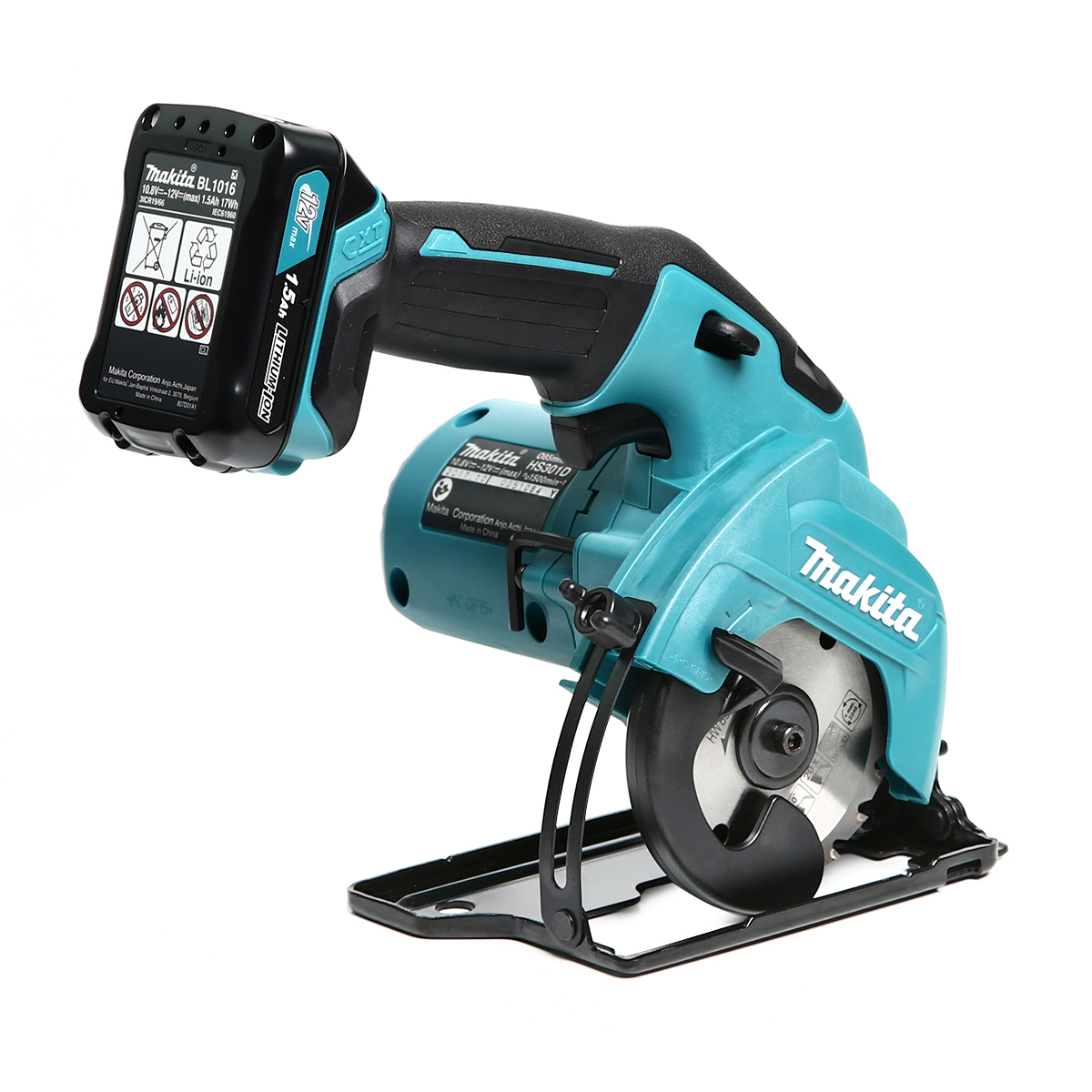 เลื่อยวงเดือน 85MM 12VMAX แบต 2 MAKITA รุ่น HS301DWYE รูปที่ 3