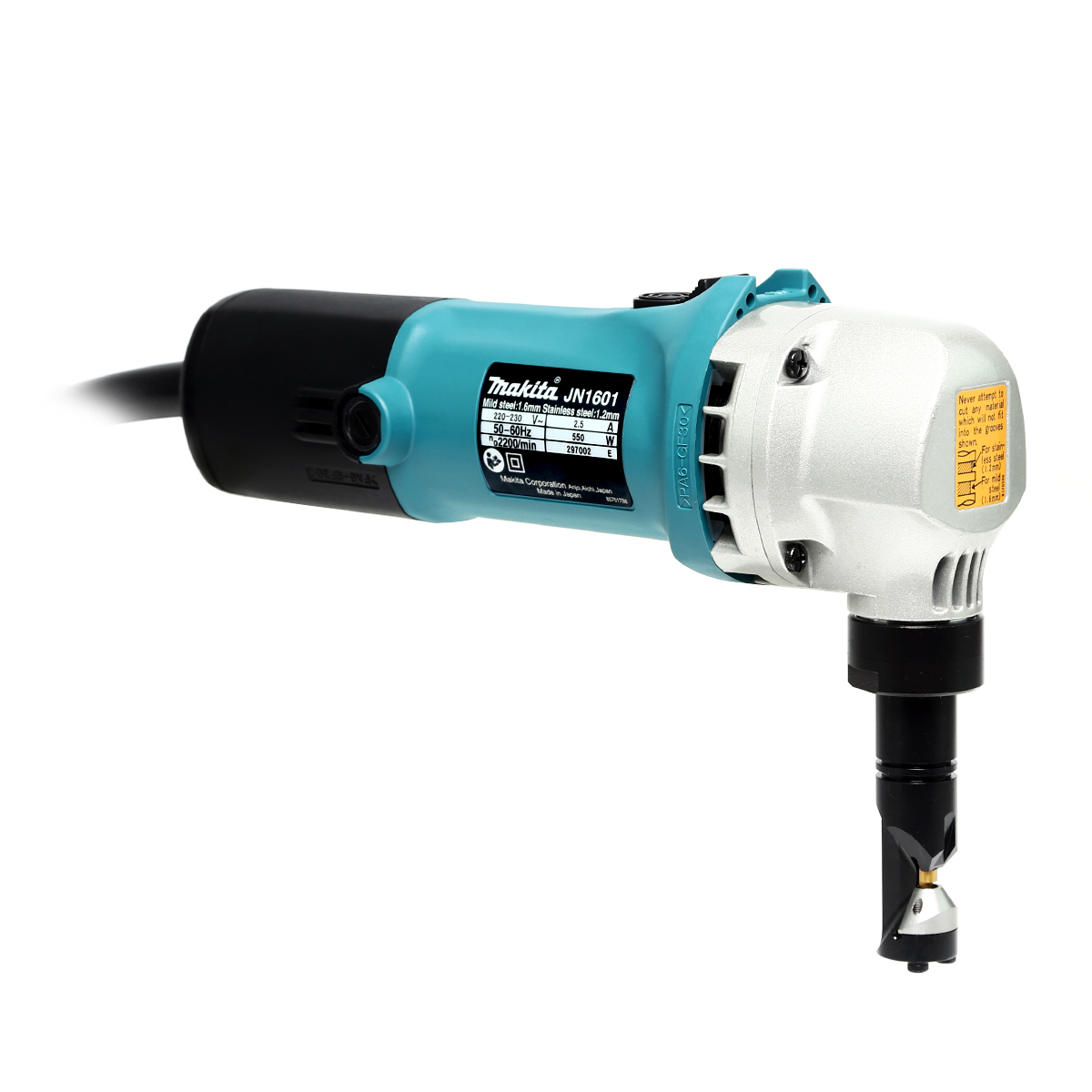 MAKITA กรรไกรไฟฟ้า ขนาด 1.6 มม. กำลังไฟ 550 วัตต์ รุ่น JN-1601 ความเร็วช่วงชักต่อนาที 2,200 จังหวะ/นาที (มากีต้า) รูปที่ 4