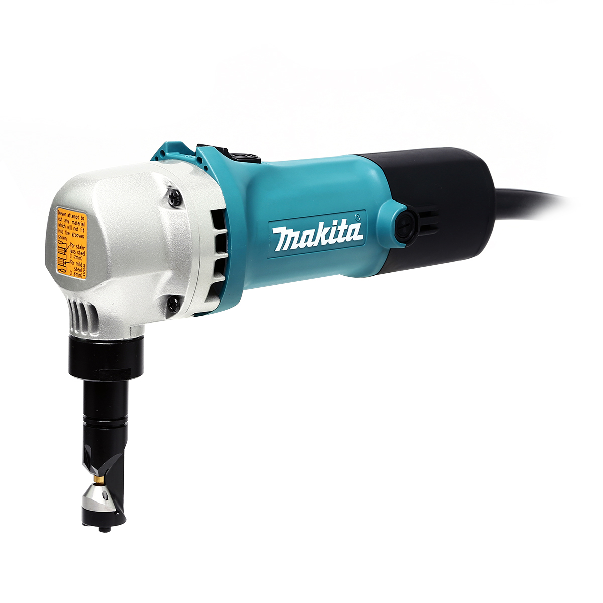 MAKITA กรรไกรไฟฟ้า ขนาด 1.6 มม. กำลังไฟ 550 วัตต์ รุ่น JN-1601 ความเร็วช่วงชักต่อนาที 2,200 จังหวะ/นาที (มากีต้า) ราคา ฿8,528.4