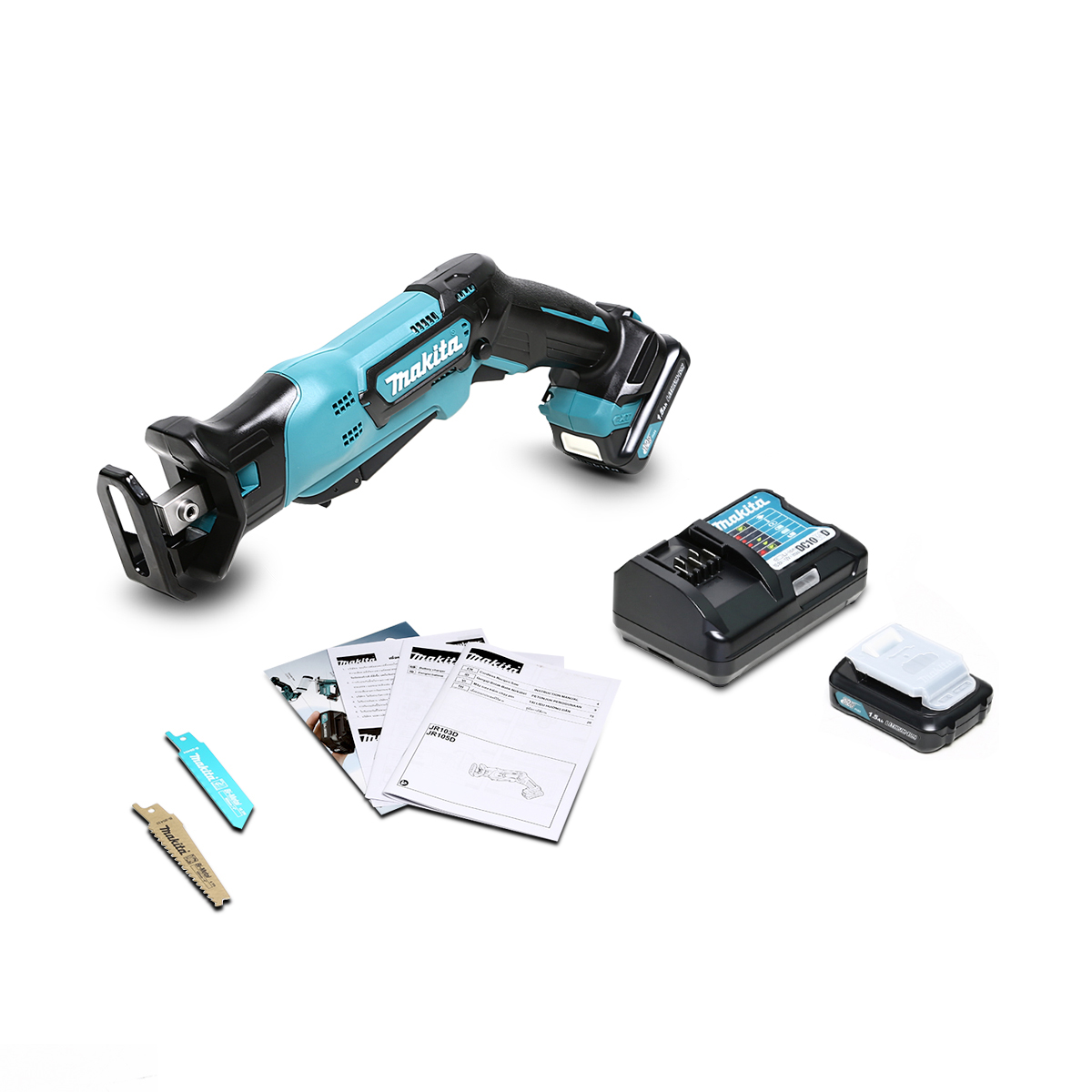 เลื่อยชัก ใบ B-TYPE 12VMAX แบต 2 MAKITA รุ่น JR105DWYE ราคา ฿4,712.25
