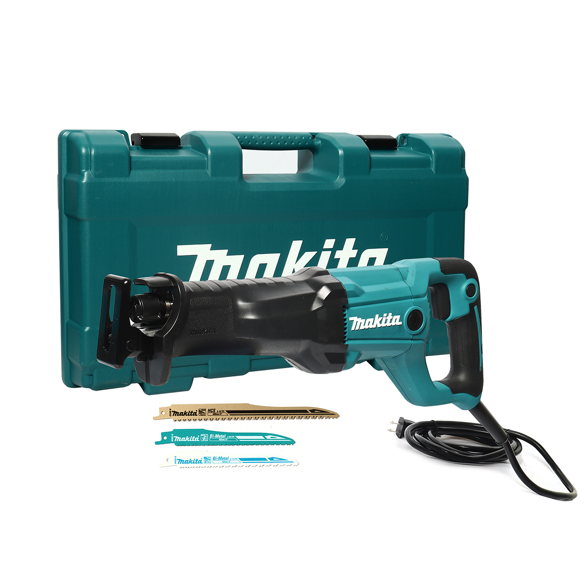 MAKITA เครื่องเลื่อยชักไฟฟ้าแบบเตะ กำลังไฟ 1,200 วัตต์ รุ่น JR3051TK ความเร็วช่วงชักต่อนาที 0 - 3,000 จังหวะ/นาที (มากีต้า) ราคา ฿4,312