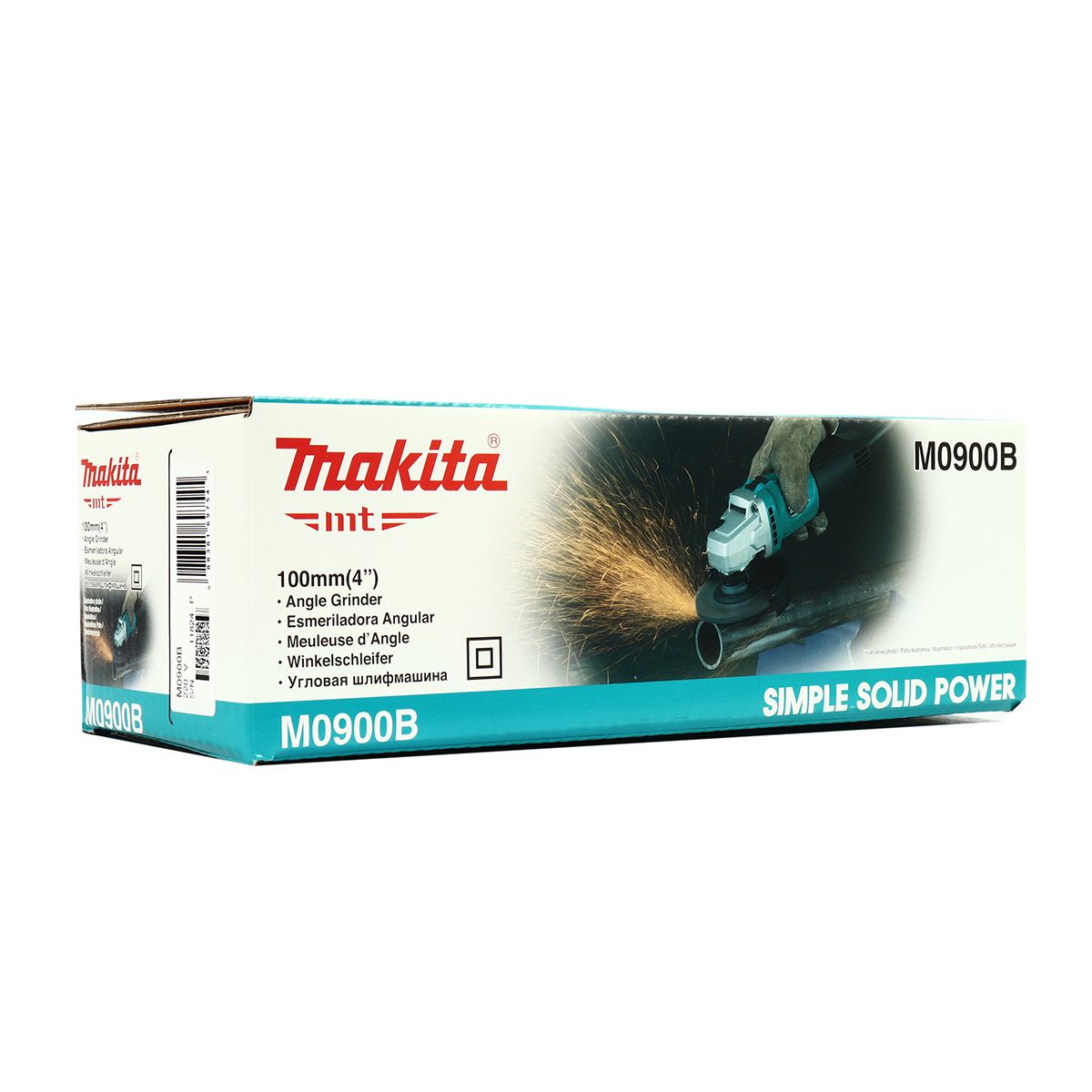 MAKITA เครื่องเจียรไฟฟ้า ขนาด 4 นิ้ว กำลังไฟ 540 วัตต์ รุ่น M0900B วามเร็วรอบตัวเปล่า 12,000 รอบ/นาที สวิตช์สไลด์ (มากีต้า : MT-Series) รูปที่ 5