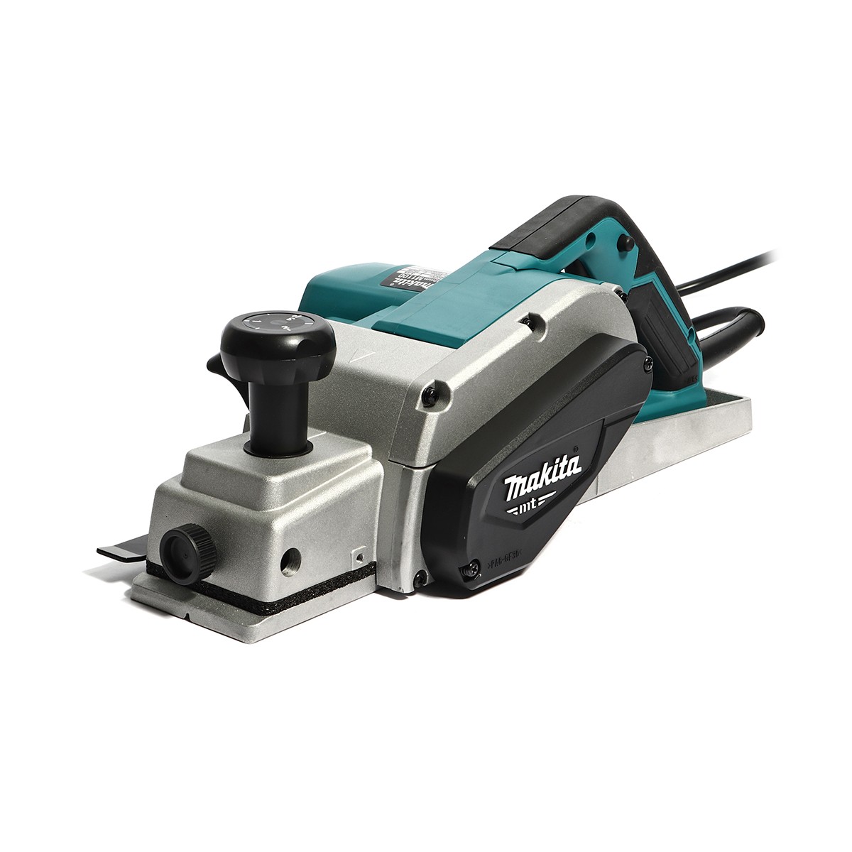 MAKITA กบไสไม้ไฟฟ้า ขนาด 3-1/4 นิ้ว (82 มม.) กำลังไฟ 750 วัตต์ รุ่น M1100KX1B กบกินเนื้อไม้ลึก 3 มม. ความเร็วรอบตัวเปล่า 18,000 รอบ/นาที (มากีต้า) รูปที่ 2