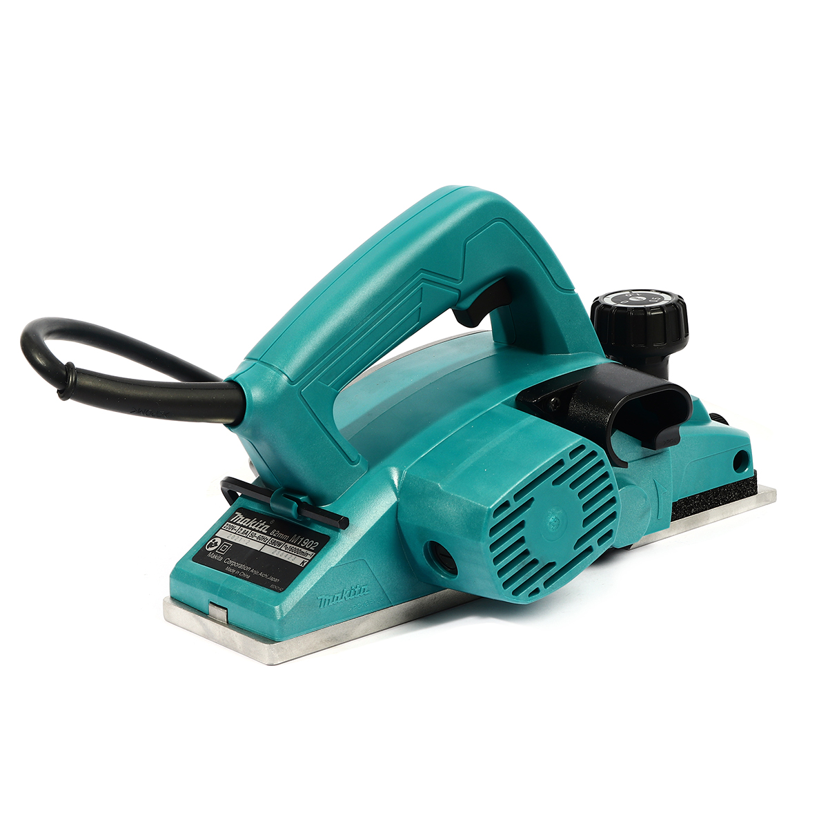 MAKITA กบไสไม้ไฟฟ้า ขนาด 3-1/4 นิ้ว (82 มม.) กำลังไฟ 500 วัตต์ รุ่น M1902B กบกินเนื้อไม้ลึก 1 มม. ความเร็วรอบตัวเปล่า 16,000 รอบ/นาที (มากีต้า : MT-Series) รูปที่ 4