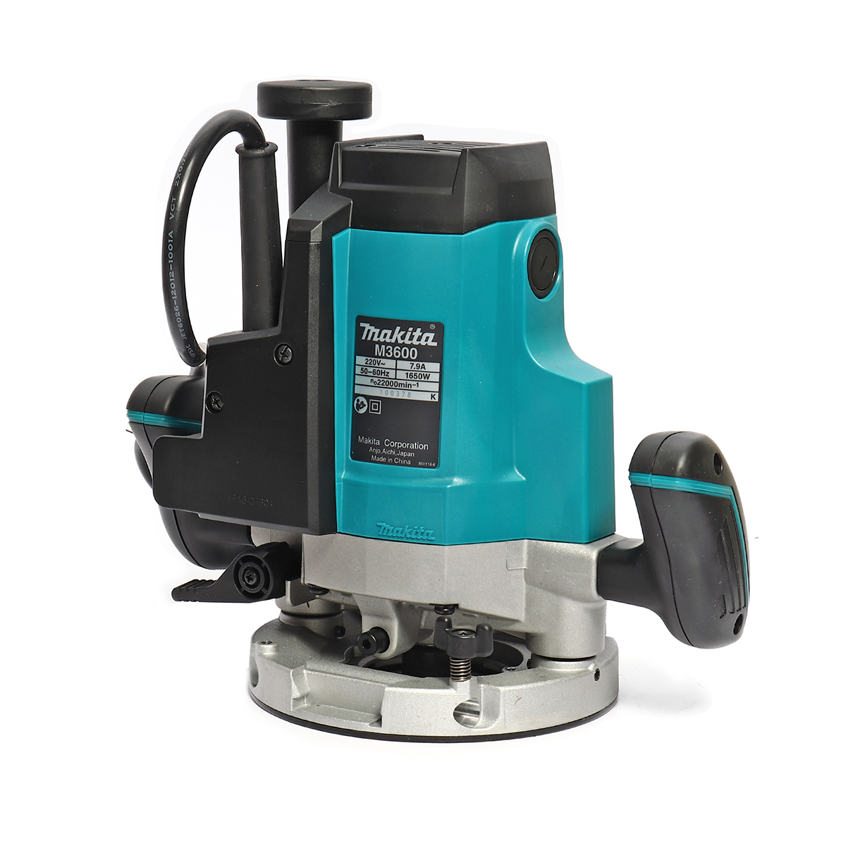 MAKITA เครื่องเร้าเตอร์ ขนาด 1/2 นิ้ว (12 มม.) กำลังไฟ 1,650 วัตต์ รุ่น M3600B ความเร็วรอบตัวเปล่า 22,000 รอบ/นาที ปรับความเร็วได้ (มากีต้า) รูปที่ 3