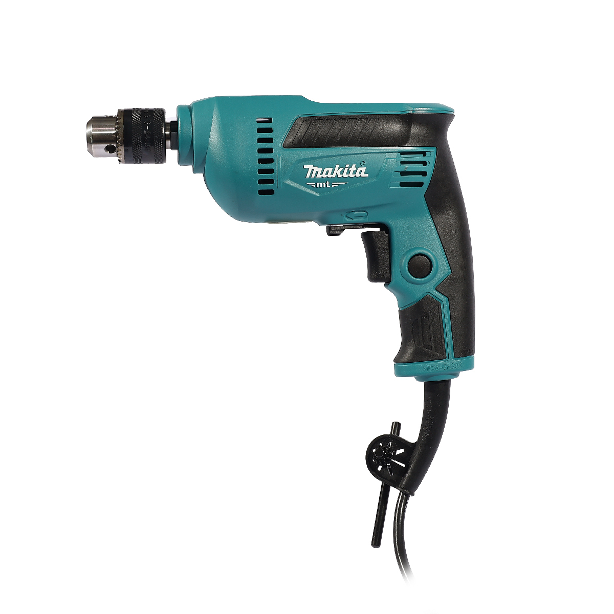 MAKITA สว่านไฟฟ้า ขนาด 3/8 นิ้ว กำลังไฟ 450 วัตต์ รุ่น M6001B เจาะเหล็ก 10 มม. เจาะไม้ 25 มม. ความเร็วรอบตัวเปล่า 0-3,000 รอบ/นาที ปรับรอบซ้าย-ขวา (มากีต้า : MT-Series) รูปที่ 2