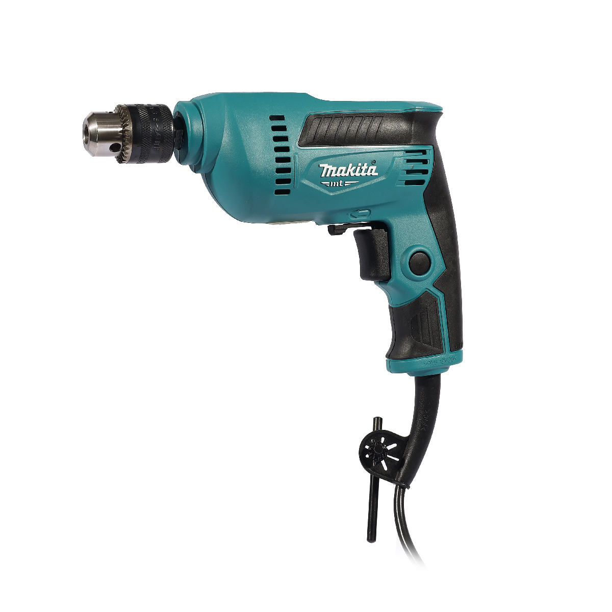 MAKITA สว่านไฟฟ้า ขนาด 3/8 นิ้ว กำลังไฟ 450 วัตต์ รุ่น M6001B เจาะเหล็ก 10 มม. เจาะไม้ 25 มม. ความเร็วรอบตัวเปล่า 0-3,000 รอบ/นาที ปรับรอบซ้าย-ขวา (มากีต้า : MT-Series) ราคา ฿1,243