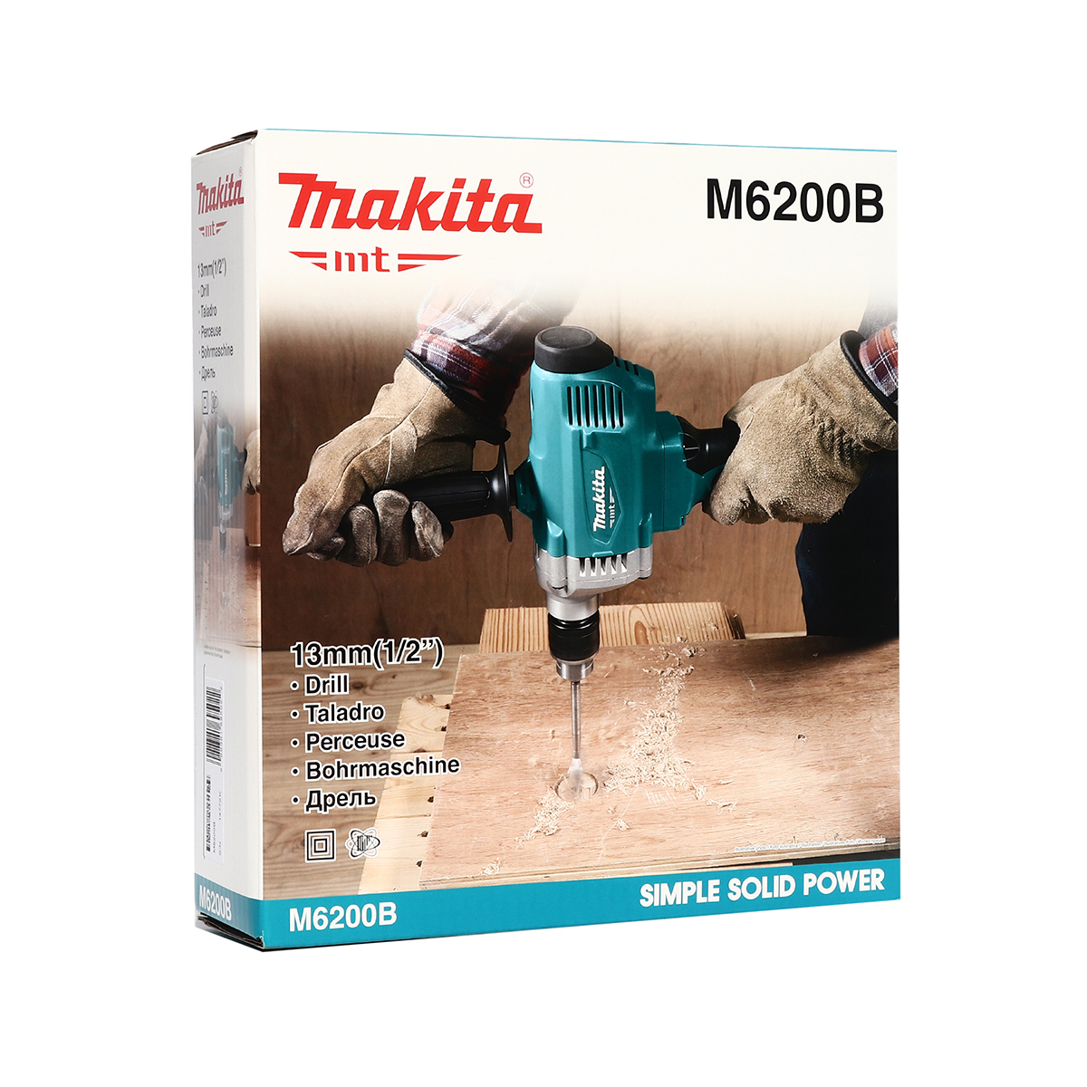 MAKITA สว่านไฟฟ้า ขนาด 1/2 นิ้ว กำลังไฟ 800 วัตต์ รุ่น M6200B ความเร็วรอบตัวเปล่า 0-700 รอบ/นาที (มากีต้า) รูปที่ 5