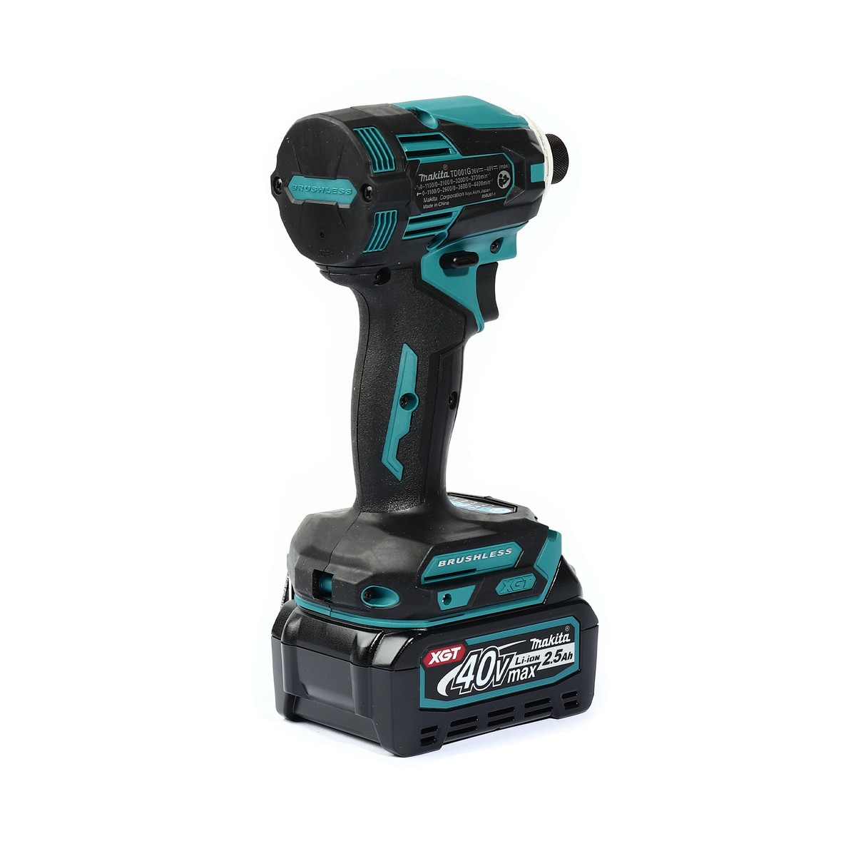 MAKITA สว่านไขควงกระแทกไร้สาย 40 โวลต์ รุ่น TD001GD101 รวมแบตเตอรี่และแท่นชาร์จ ความเร็วรอบตัวเปล่า Max 0 - 3,700 รอบ/นาที (มากีต้า) รูปที่ 4
