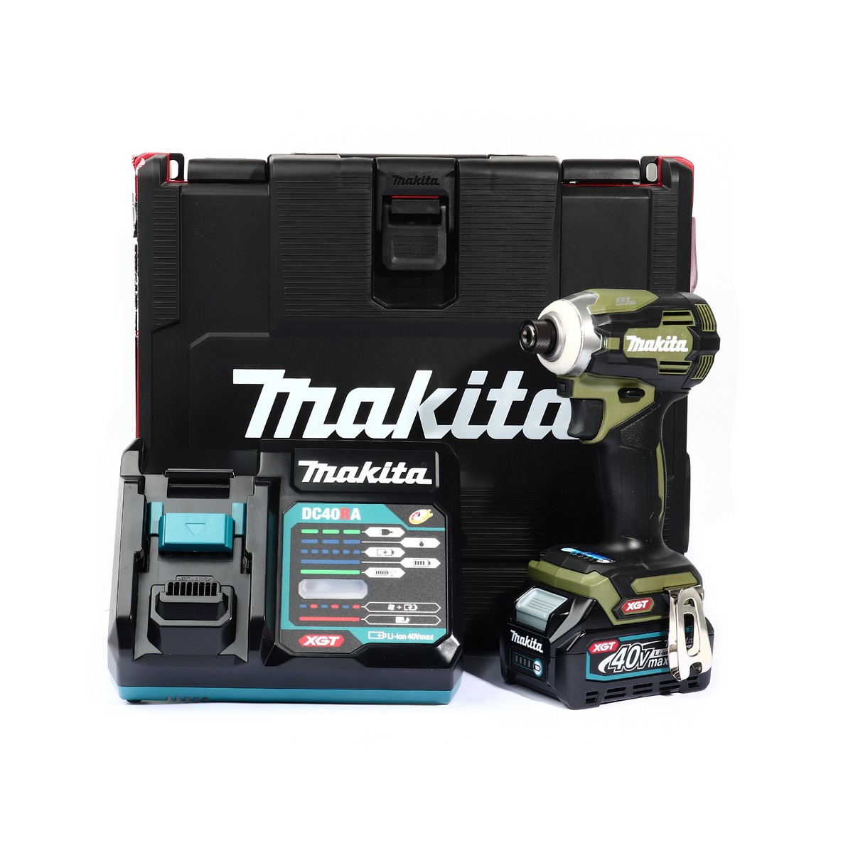 MAKITA สว่านไขควงกระแทกไร้สาย สีเขียว 40 โวลต์ รุ่น TD001GD105 รวมแบตเตอรี่และแท่นชาร์จ ความเร็วรอบตัวเปล่า Max 0 - 3,700 รอบ/นาที (มากีต้า) ราคา ฿14,212