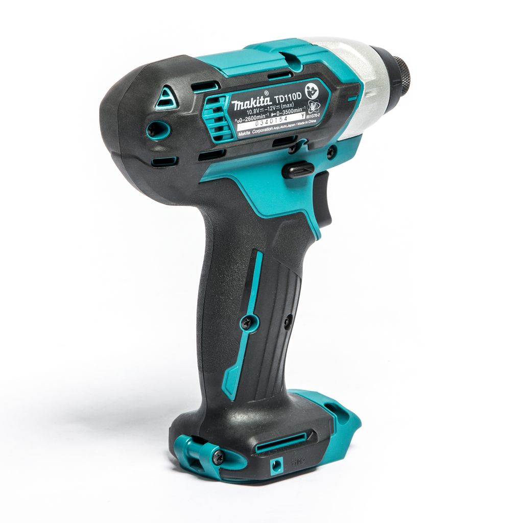 MAKITA สว่านไขควงกระแทกไร้สาย 12 โวลต์ 1/4 นิ้ว รุ่น TD110DZ แรงบิดสูงสุด 110 นิวตันเมตร ไม่รวมแบตเตอรี่และแท่นชาร์จ (มากีต้า) รูปที่ 4