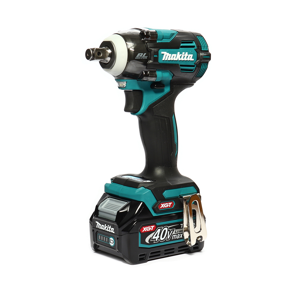 MAKITA เครื่องขันบล๊อกไร้สาย 40 โวลต์ รุ่น TW004GD201 (รวมแบตเตอรี่และแท่นชาร์จ) ความเร็วรอบตัวเปล่า (Max) 3,200 รอบ/นาที (มากีต้า) รูปที่ 2