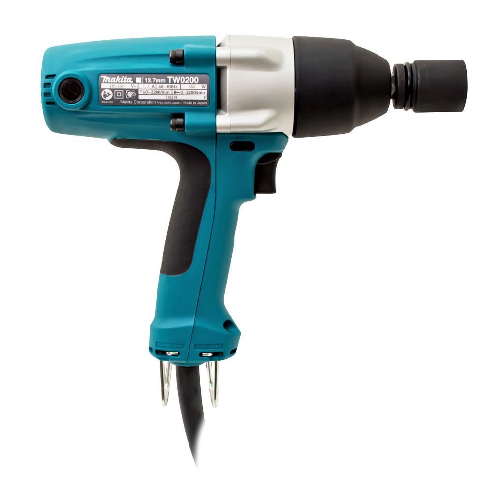 MAKITA เครื่องขันน๊อตไฟฟ้า ขนาด 1/2 นิ้ว กำลังไฟ 380 วัตต์ รุ่น TW0200 ความเร็วรอบตัวเปล่า 0 - 2,200 รอบ/นาที (มากีต้า) รูปที่ 3