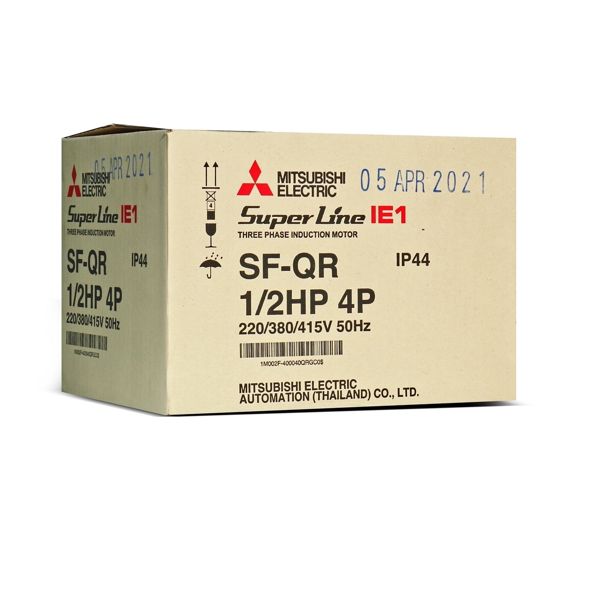 มอเตอร์ 1/2HP IP-44 220/380V 4P SF-QR MITSUBISHI รูปที่ 5