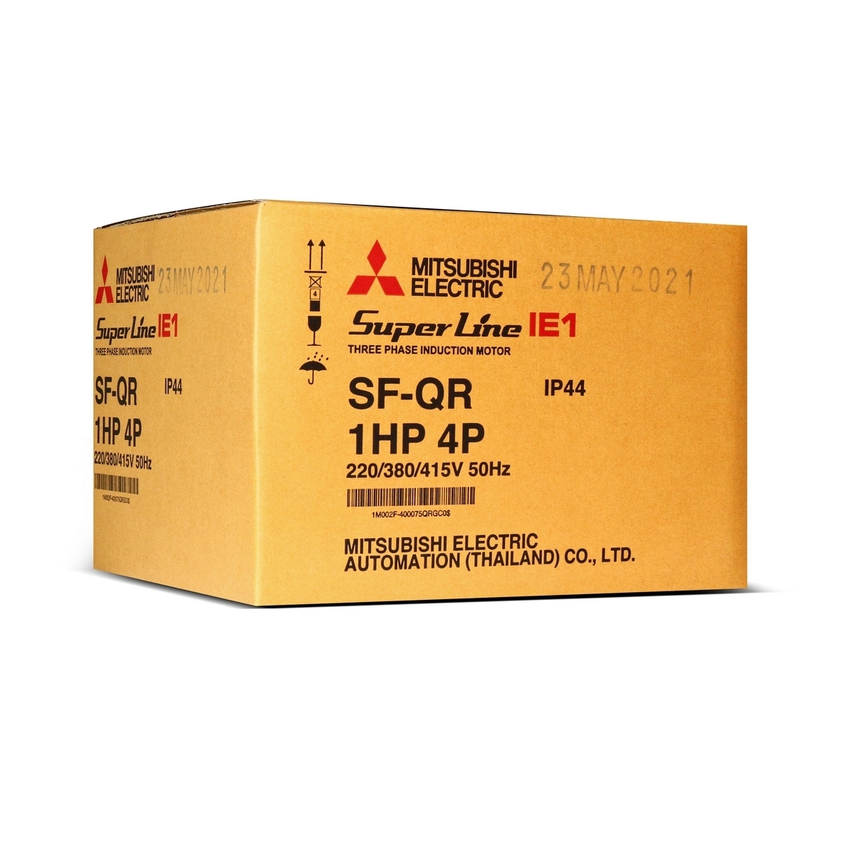 มอเตอร์ 1 HP IP-44 220/380V 4P SF-QR MITSUBISHI รูปที่ 5