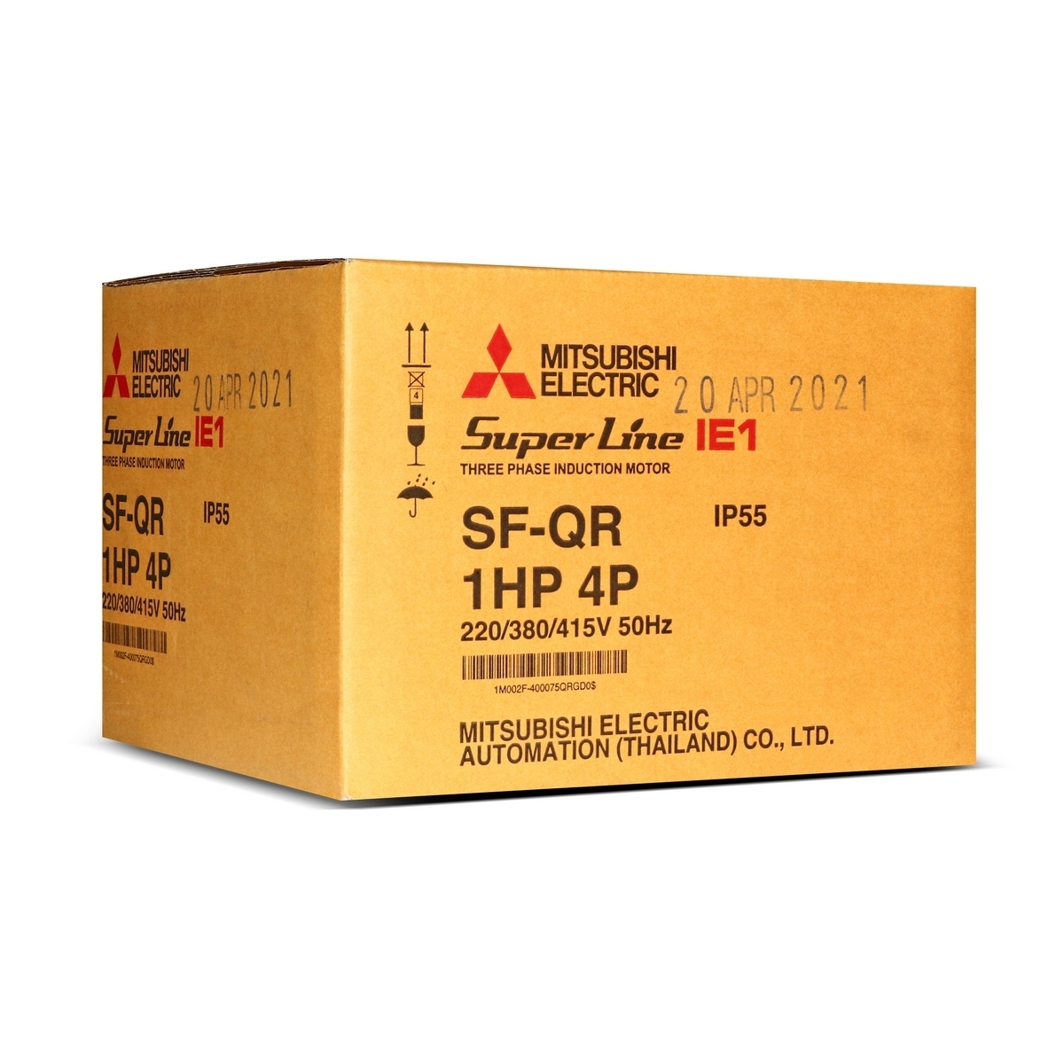 มอเตอร์ 1 HP IP-55 220/380V 4P SF-QR MITSUBISHI รูปที่ 5