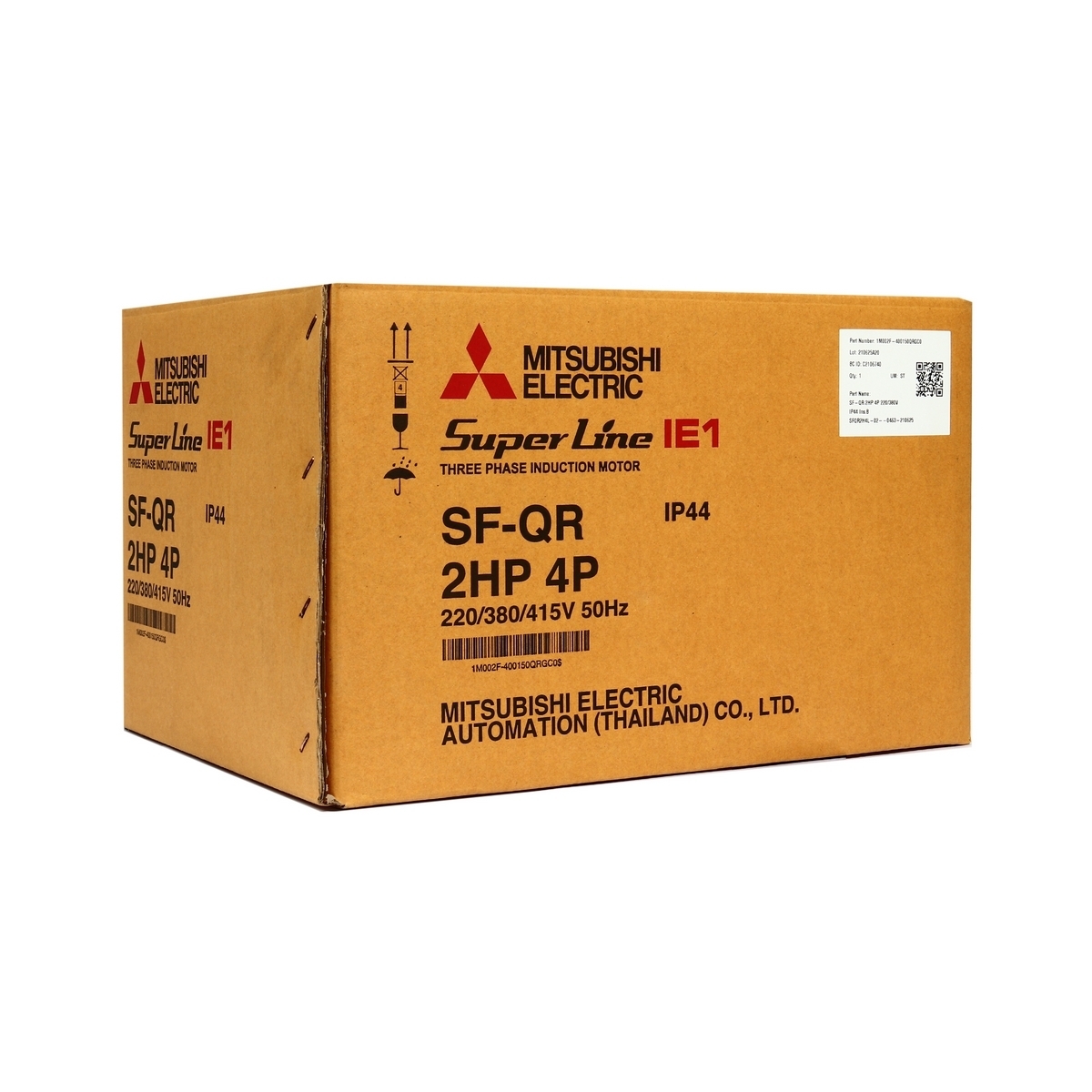 มอเตอร์ 2 HP IP-44 220/380V 4P SF-QR MITSUBISHI รูปที่ 5