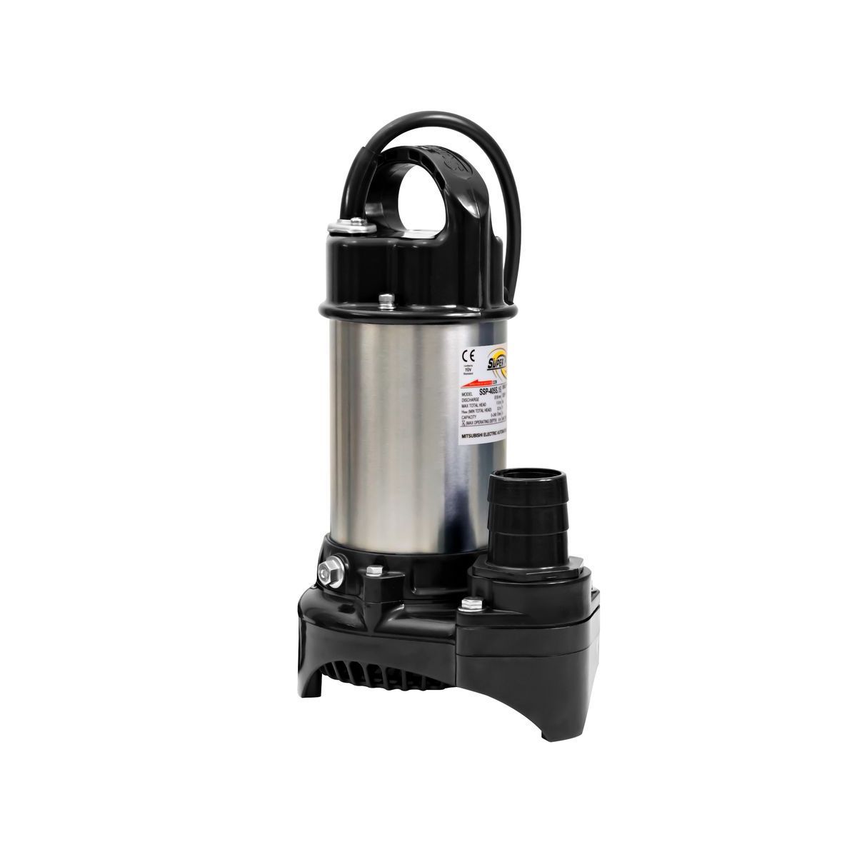 ปั๊มแช่สแตนเลส 2"(1/2 HP) MITSUBISHI รุ่น SSP-405S(.15) รูปที่ 3