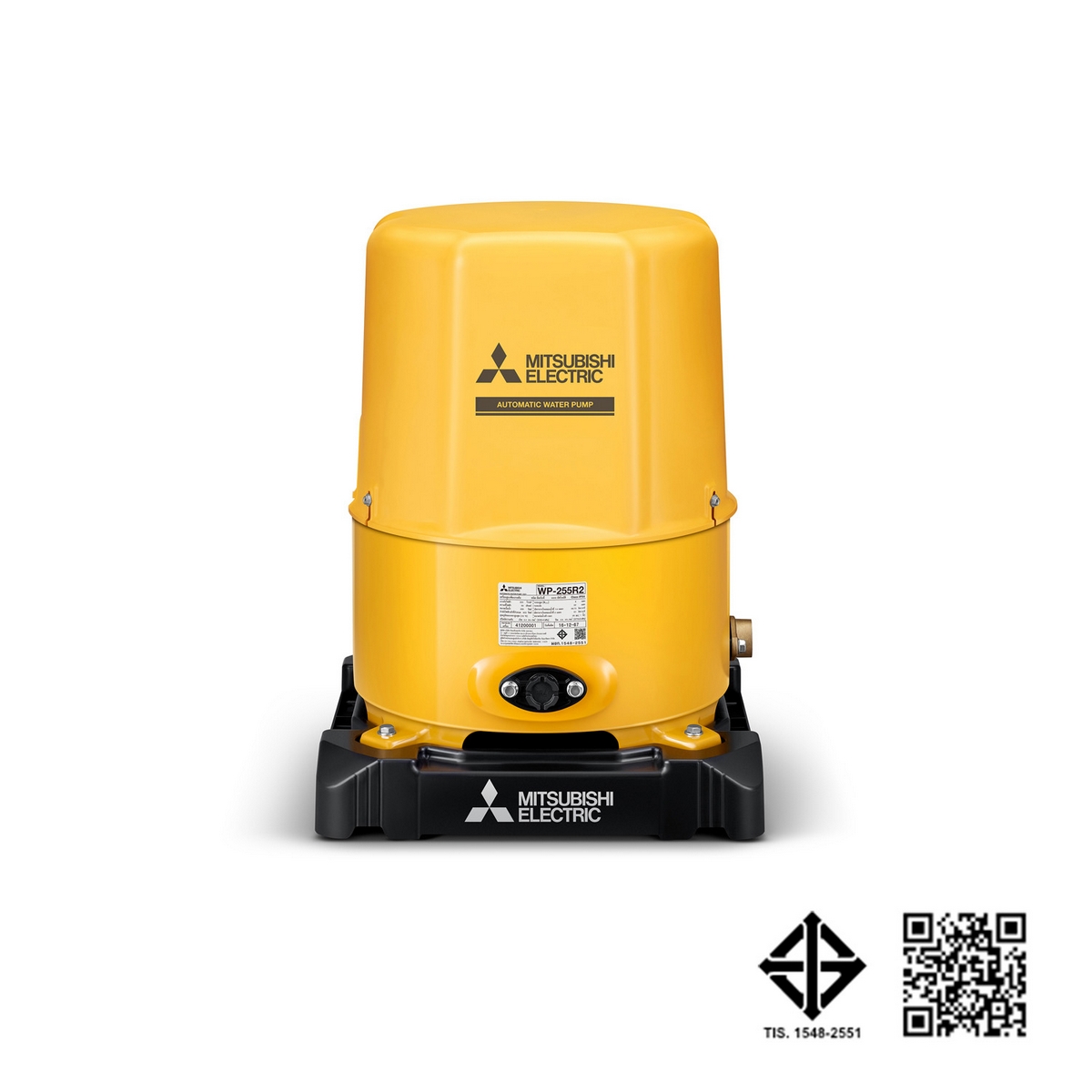 ปั๊มน้ำอัตโนมัติ (ถังกลม) MITSUBISHI รุ่น WP-255R2 ราคา ฿7,479.3