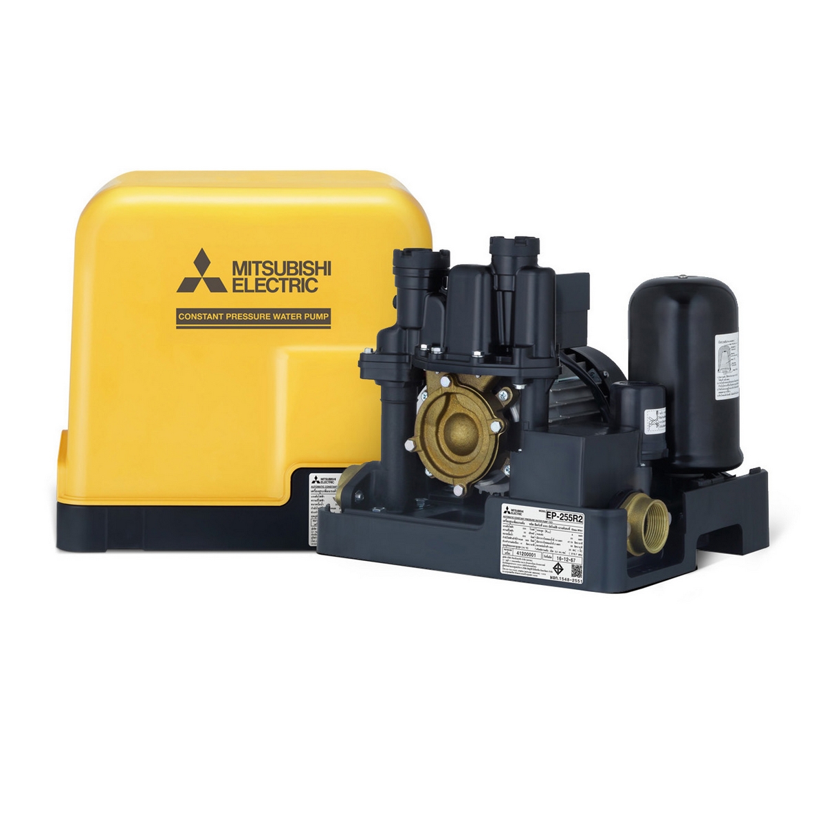 ปั๊มน้ำอัตโนมัติ (ถังเหลี่ยม) MITSUBISHI รุ่น EP-255R2 ราคา ฿7,671.9