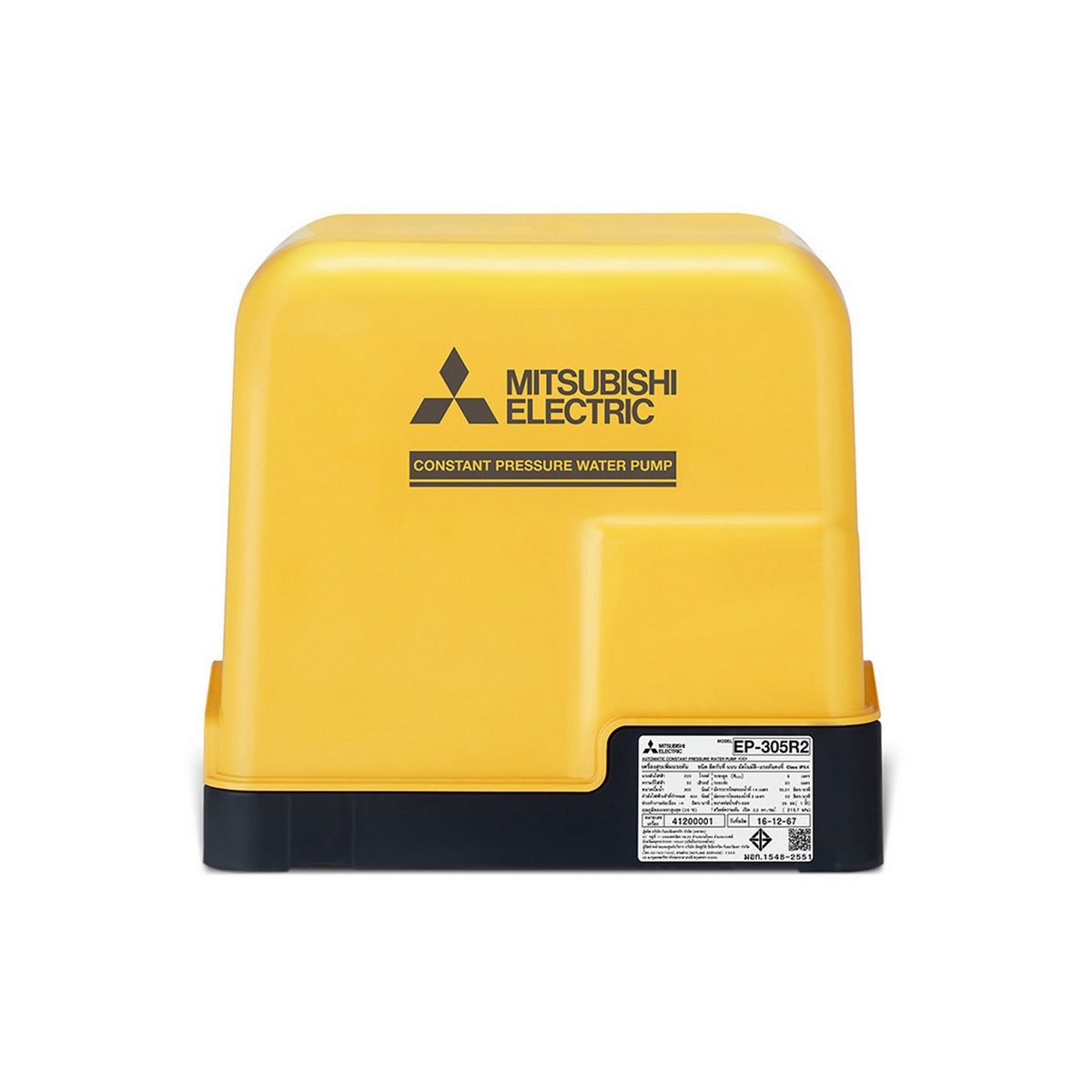 ปั๊มน้ำอัตโนมัติ (ถังเหลี่ยม) MITSUBISHI รุ่น EP-305R2 ราคา ฿8,083.85