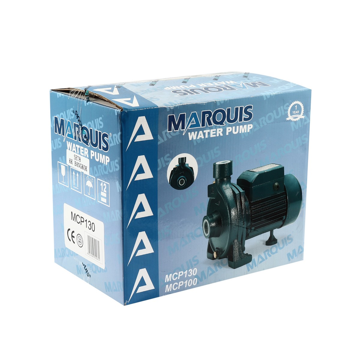 ปั๊มหอยโข่ง ท่อส่ง 1" 0.5 HP MARQUIS รุ่น MCP130 รูปที่ 5
