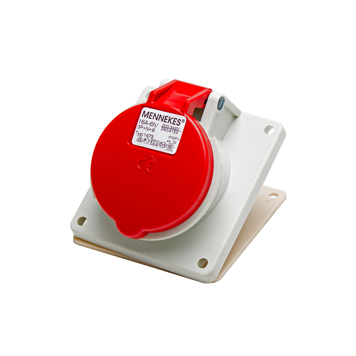 ปลั๊กตัวเมียเฉียง3P+N+E 400/16(1473 MENNEKES รุ่น IP44 ราคา ฿204