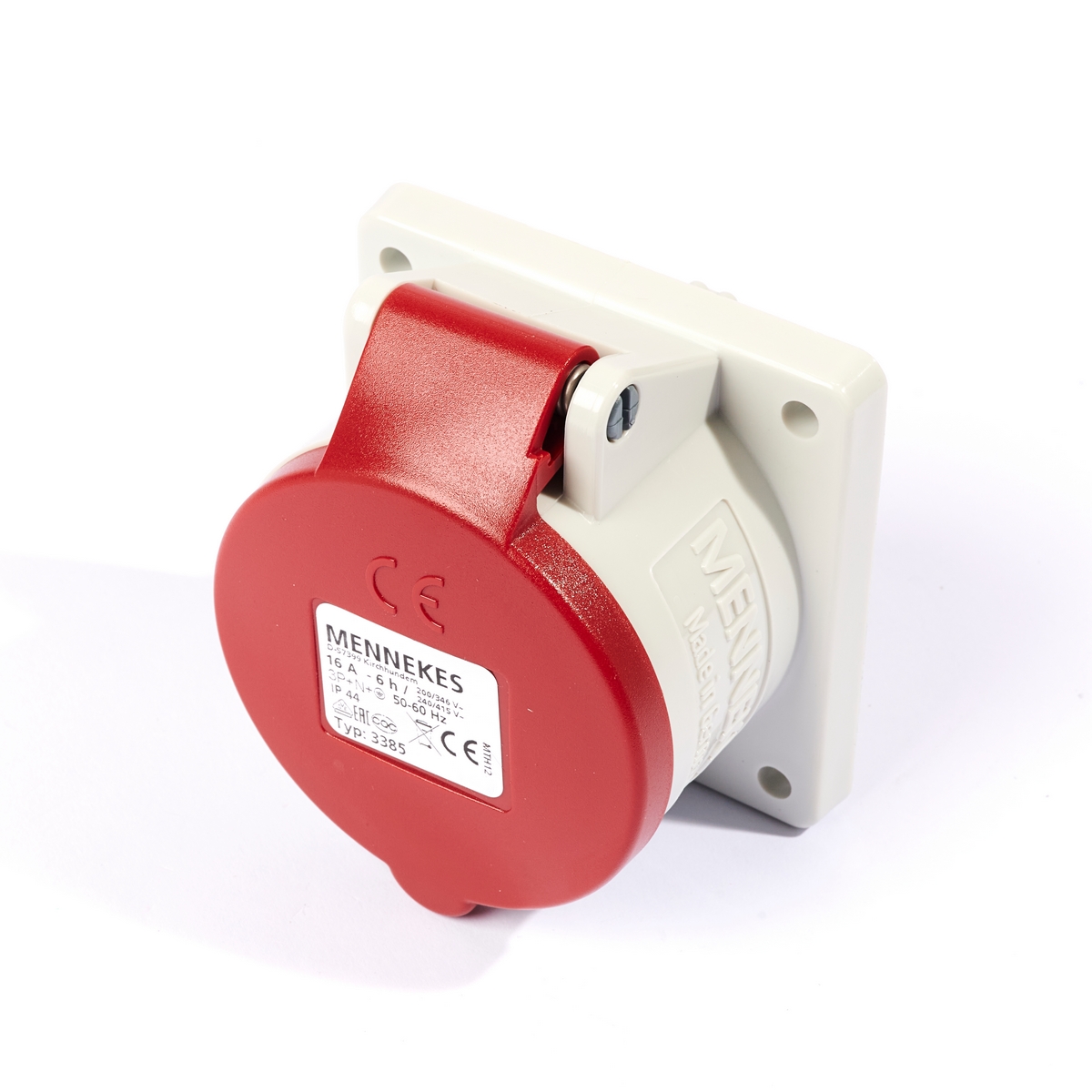 ปลั๊กเมียฝังตรง 3+N+E/400V/16A(3385) MENNEKES รุ่น IP44 ราคา ฿318