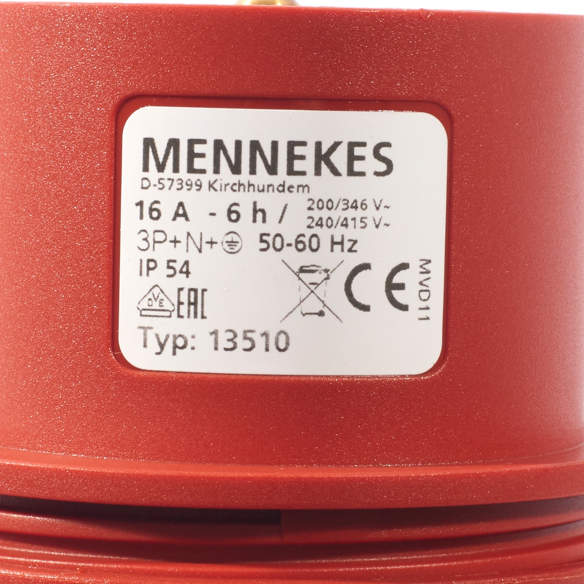 ปลั๊กผู้AM-TOP 3+N+E/400V/16A(13510) MENNEKES รุ่น IP54 รูปที่ 4