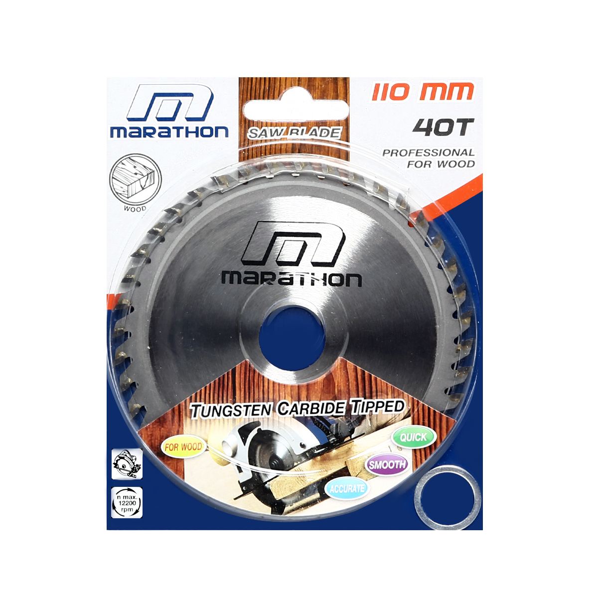 ใบเลื่อยวงเดือน 4" (110 MM) X 40T MARATHON รุ่น M312-0012 รูปที่ 3