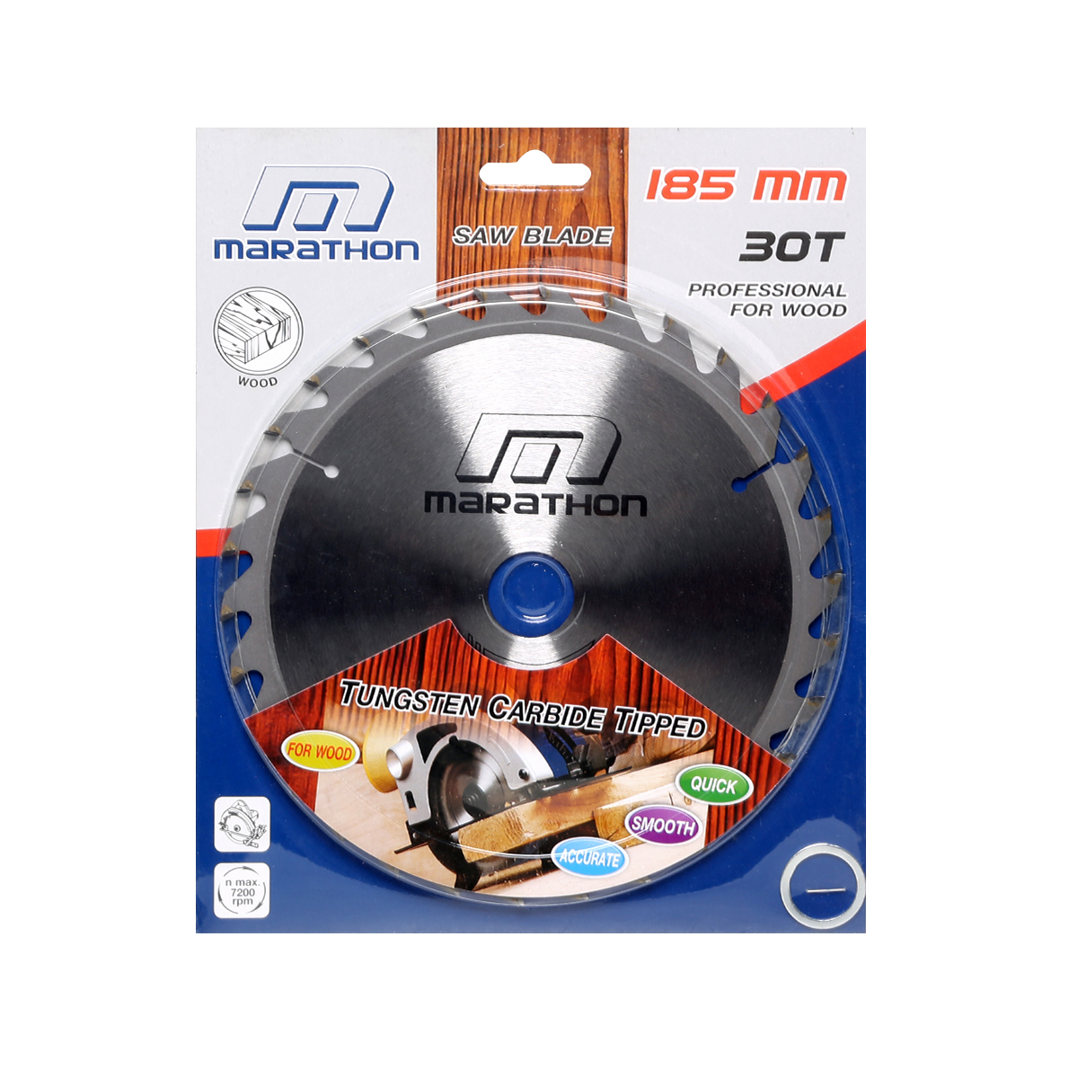 ใบเลื่อยวงเดือน 7" (185 MM) X 30T MARATHON รุ่น M312-0017 รูปที่ 4