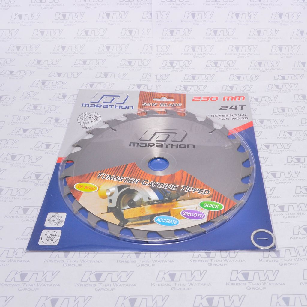 ใบเลื่อยวงเดือน 9" (230 MM) X 24T MARATHON รุ่น 0022 รูปที่ 2