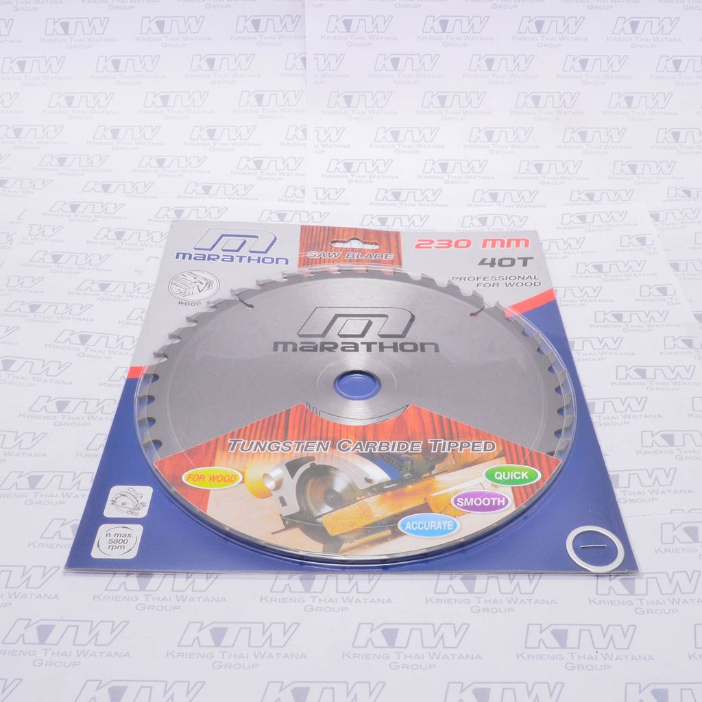 ใบเลื่อยวงเดือน 9" (230 MM) X 40T MARATHON รุ่น M312-0024 รูปที่ 2