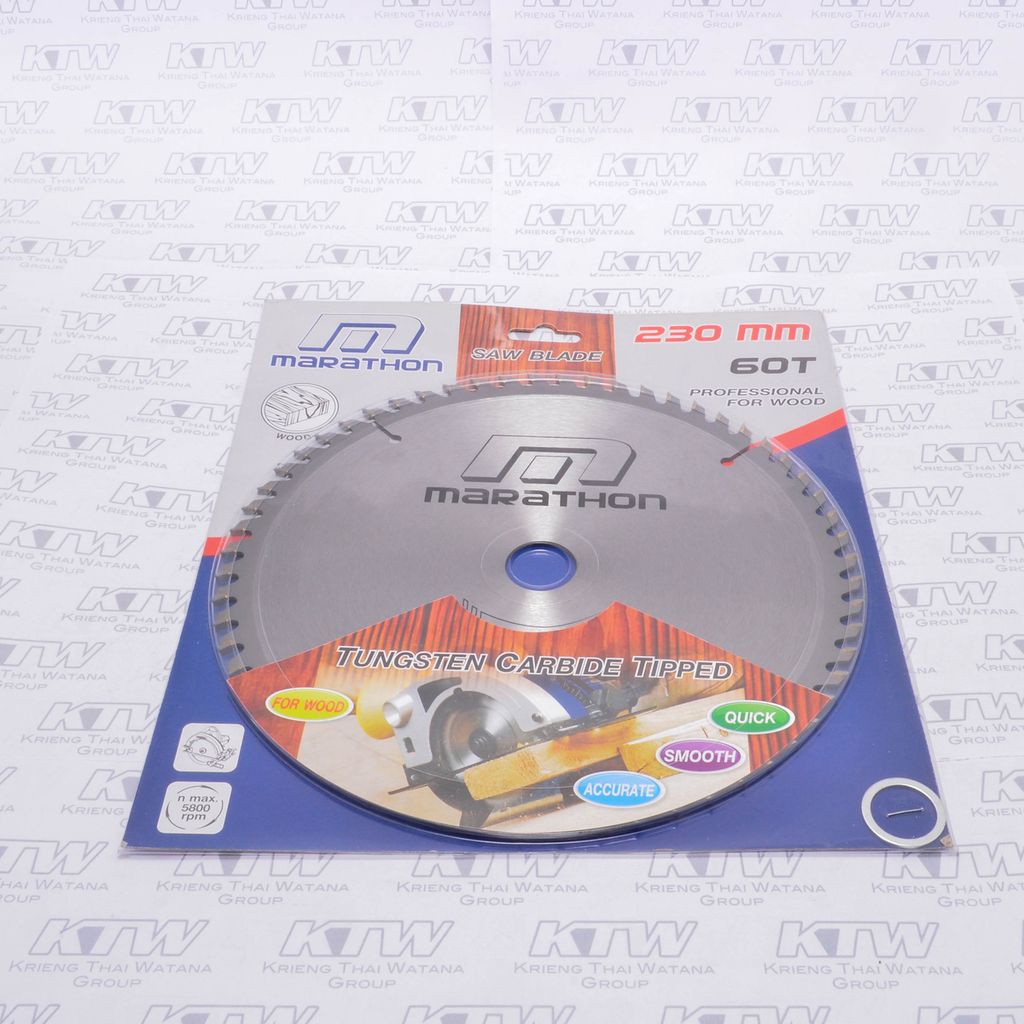 ใบเลื่อยวงเดือน 9" (230 MM) X 60T MARATHON รุ่น 0024A รูปที่ 2