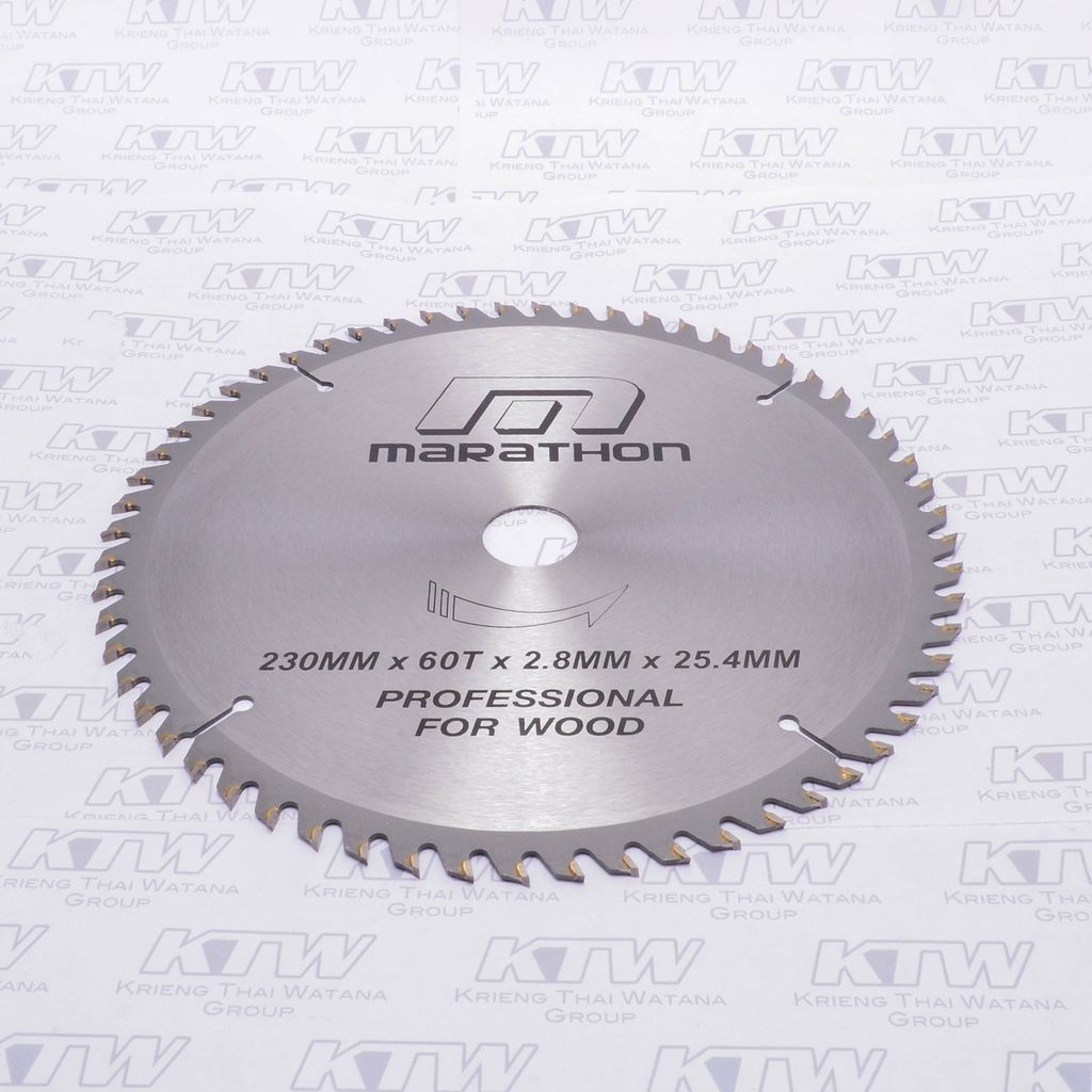 ใบเลื่อยวงเดือน 9" (230 MM) X 60T MARATHON รุ่น 0024A ราคา ฿372