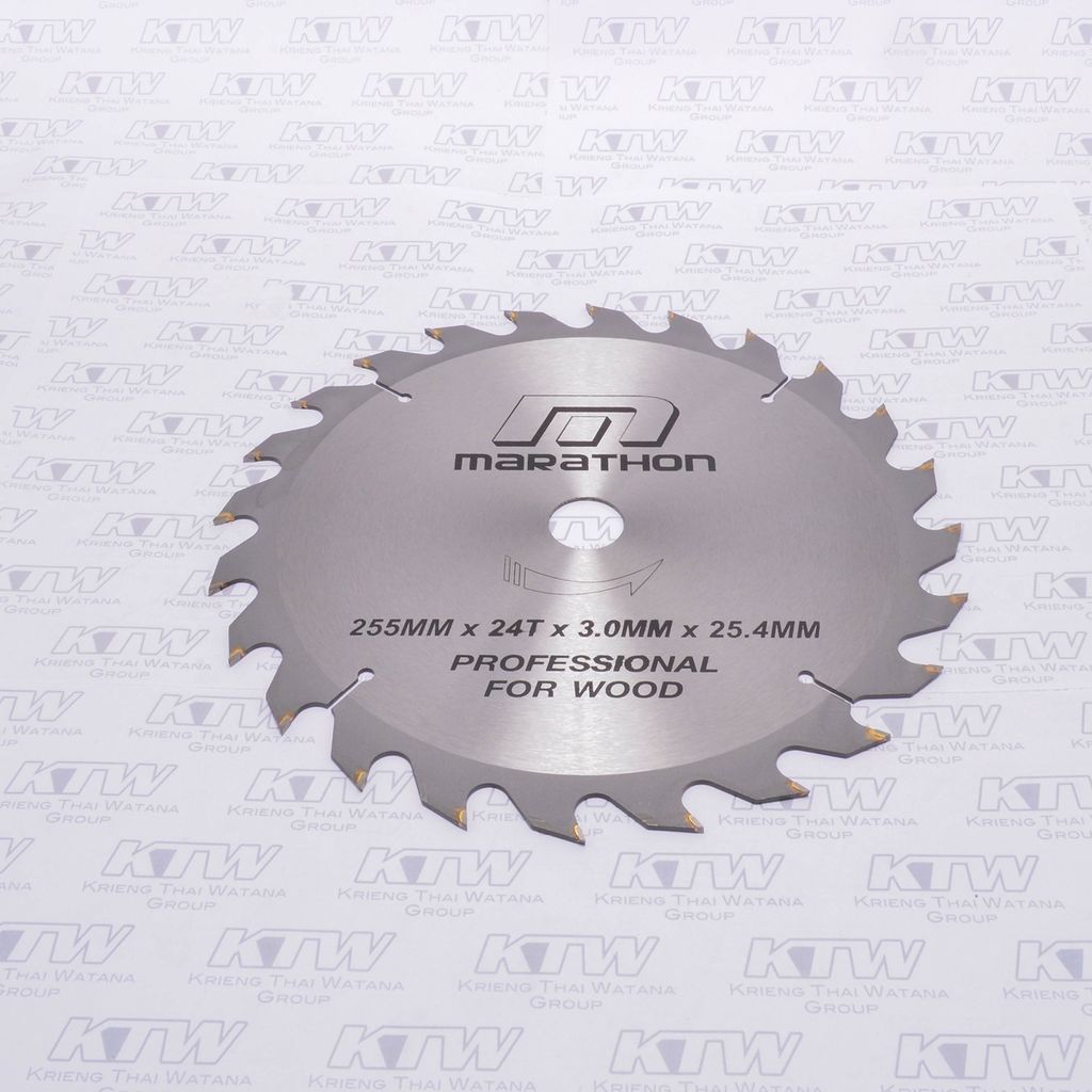 ใบเลื่อยวงเดือน 10" (255 MM) X 24T MARATHON รุ่น 0025 ราคา ฿258