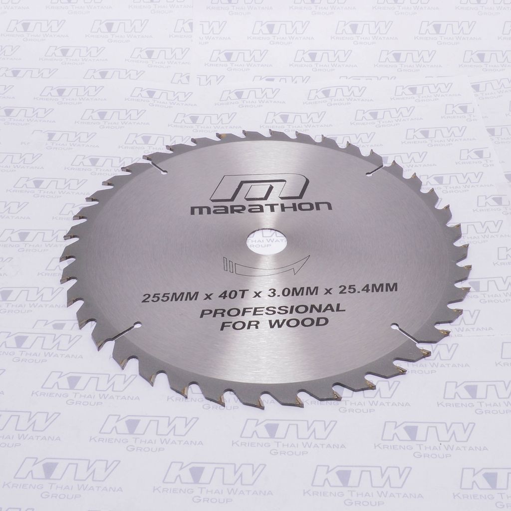 ใบเลื่อยวงเดือน 10" (255 MM) X 40T MARATHON รุ่น 0027 ราคา ฿360