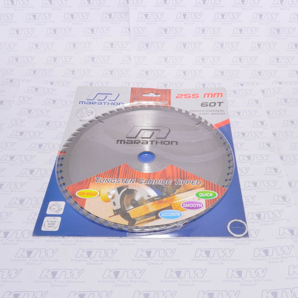 ใบเลื่อยวงเดือน 10" (255 MM) X 60T MARATHON รุ่น 0027A รูปที่ 2