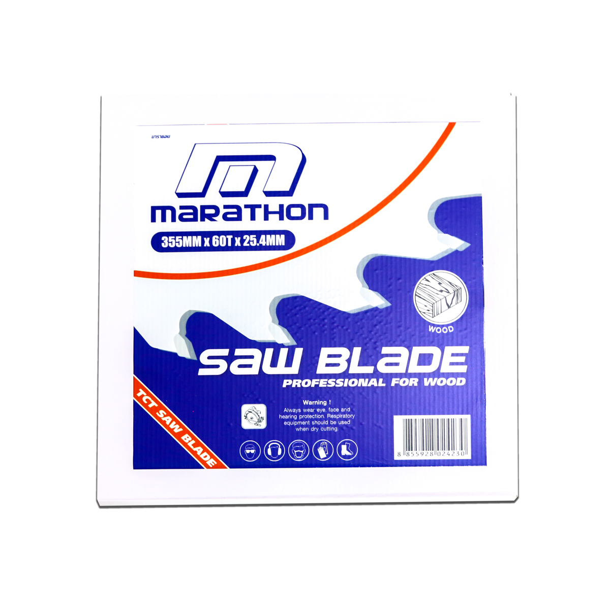 ใบเลื่อยวงเดือน 14"(355MM) X 60T MARATHON รุ่น 0120 รูปที่ 4