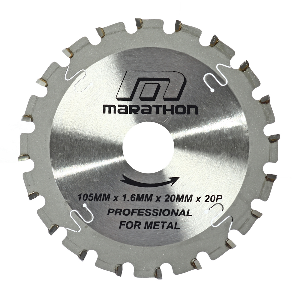 ใบเลื่อยวงเดือนตัดเหล็ก 4" X 20T METAL MARATHON รุ่น 1010 ราคา ฿432