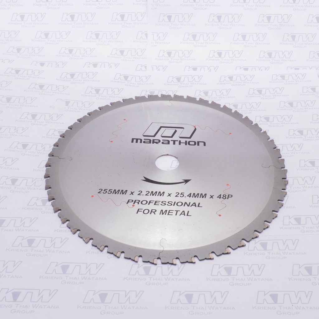 ใบเลื่อยตัดเหล็ก 10"X48T MAX3200RPM METAL MARATHON รุ่น 1050 ราคา ฿1,410
