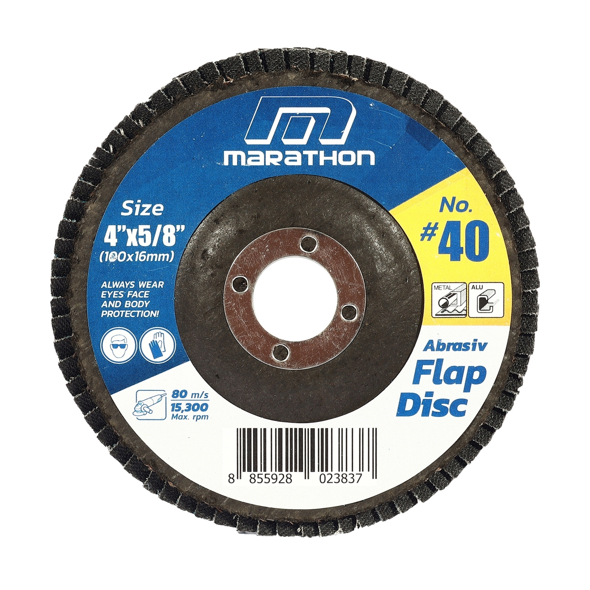 กระดาษทรายซ้อน(หลังแข็ง) 4" #40 MARATHON รุ่น M314-0010 ราคา ฿24.6