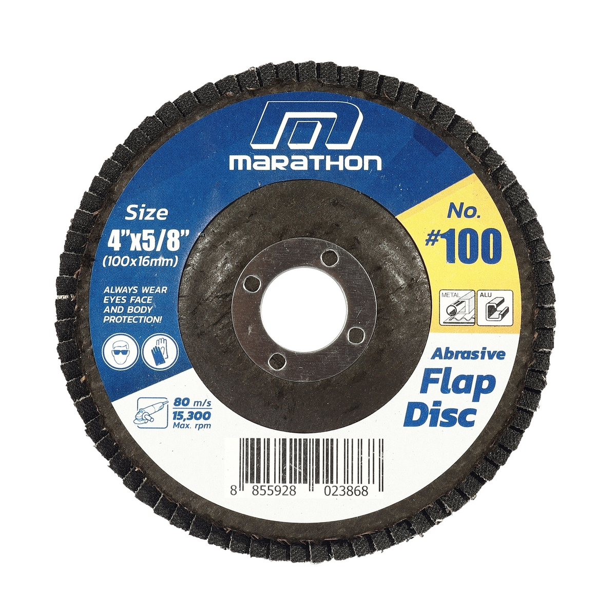 กระดาษทรายซ้อน(หลังแข็ง) 4" #100 MARATHON รุ่น M314-0040 ราคา ฿24.6