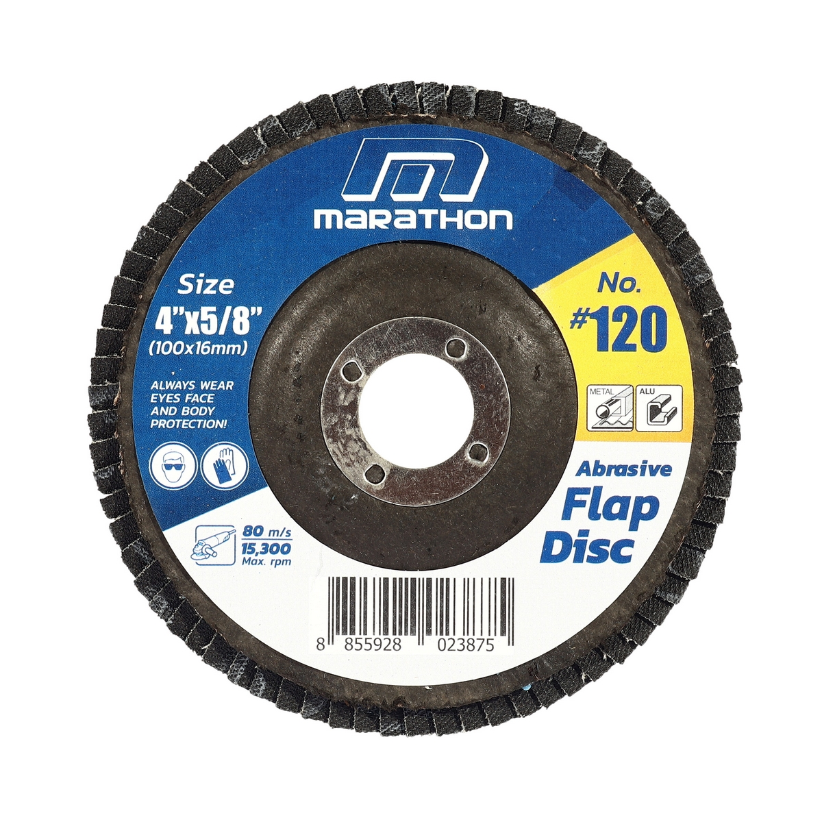 กระดาษทรายซ้อน(หลังแข็ง) 4" #120 MARATHON รุ่น M314-0050 ราคา ฿24.6