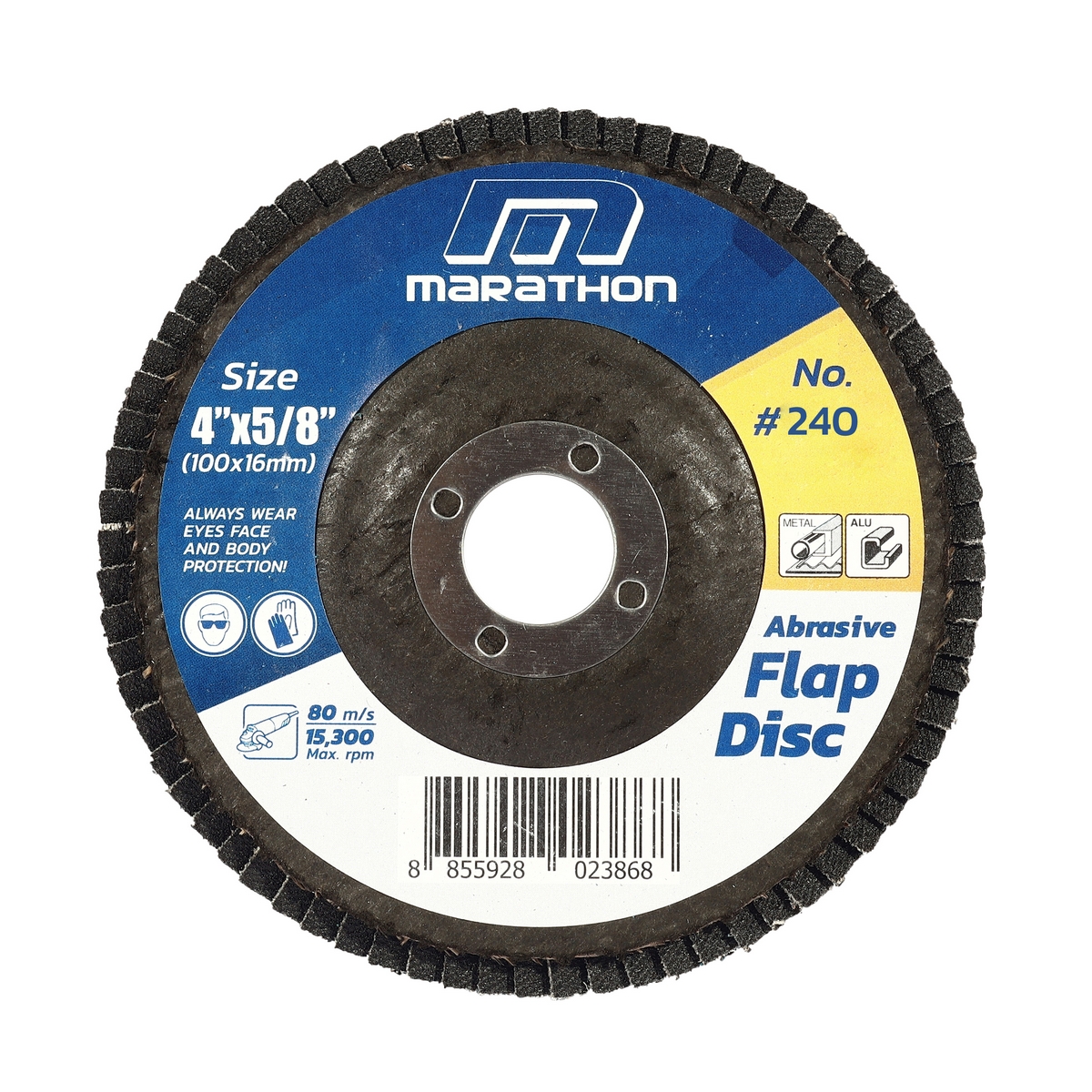 กระดาษทรายซ้อน(หลังแข็ง) 4" #240 MARATHON รุ่น 0080 ราคา ฿24.6