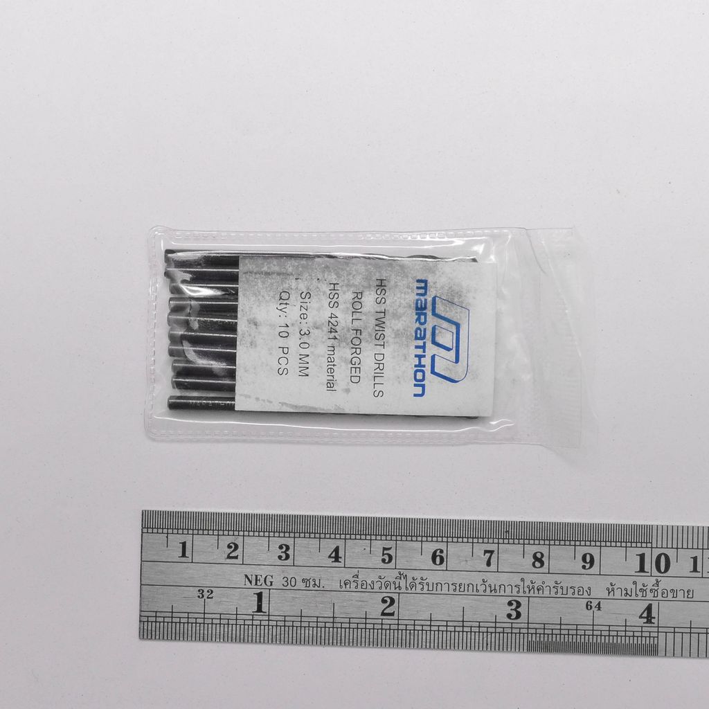 ดอกสว่าน HSS DRILL 4241_3.0 MM MARATHON รุ่น 4241_0300 รูปที่ 3