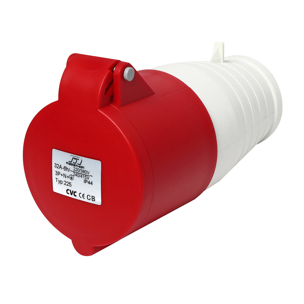 เพาเวอร์ปลั๊ก-เมียติดสาย 32 A3P+N+E IP44 MARATHON รุ่น 5035 ราคา ฿73.2