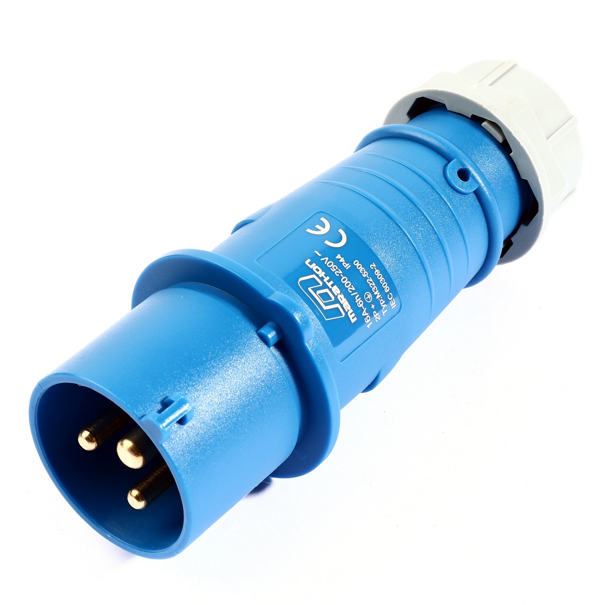 ปลั๊กตัวผู้ 16A 2P+E IP44 เคเบิ้ลแกลนด์ MARATHON รุ่น 5300 ราคา ฿91.2