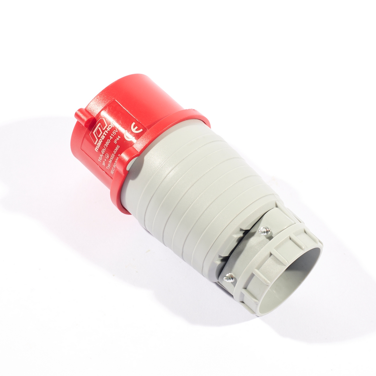 ปลั๊กตัวผู้ 16A/4P/380V/6H IP44 MARATHON รุ่น 5365 รูปที่ 2